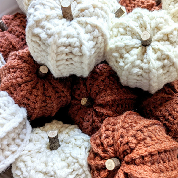 Rustic Crochet Pumpkin Pattern